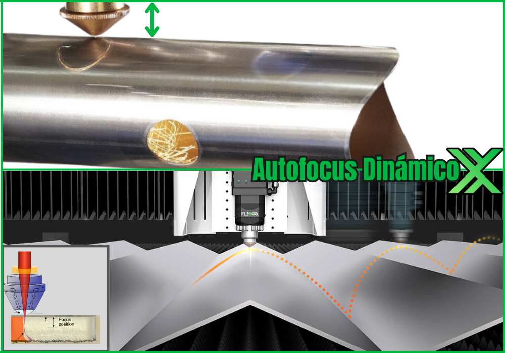 Cabezal con Autofocus Dinámico "Raytools" │ Ahorra tiempo | FlexMax Perú