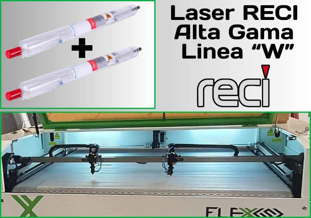 Tubos Láser RECI Serie "W", la línea de gama alta | FlexMax Perú