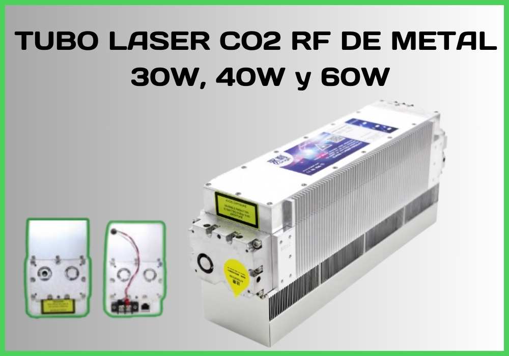 Tubo laser RF de Metal de 40W y 50W | FlexMax Perú