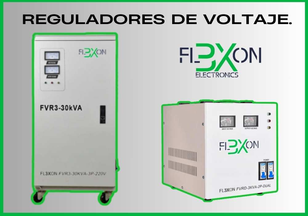 Reguladores de Voltaje Fl3xon industriales (Opcional) | FlexMax Perú