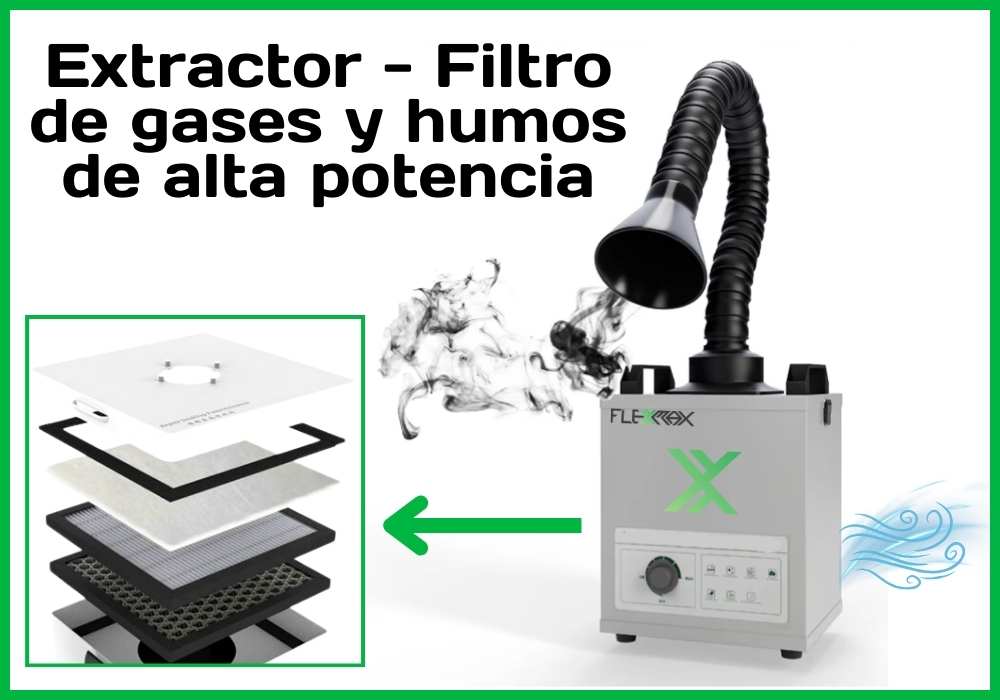 Extractor / Filtro de gases y humos focalizado (Opcional) | FlexMax Perú
